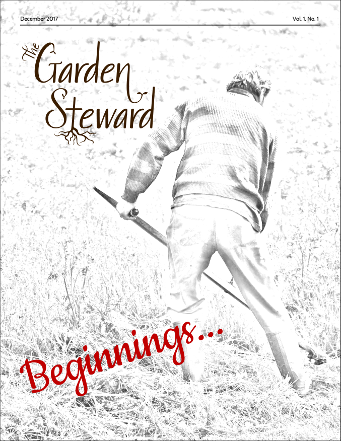 Vol. 1, No. 1 Cover, Man scything field